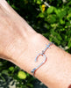Cross and Hook Anklet