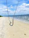 Cross and Fish Hook Necklace