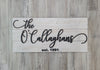 Elegant Last Name Sign