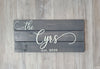 Elegant Last Name Sign