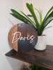 Two Toned Name Sign