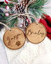 Engraved Circle Tags