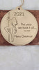 Funny Covid Ornament - The Year We Took it Off
