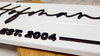 Last Name Sign