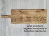 Large Brown Charcuterie Board
