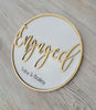Personalized Engaged Sign