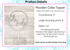 Oh Baby Cake Topper