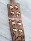 Large Brown Charcuterie Board