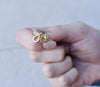 Gold Fish Hook Earrings
