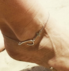 Cross and Hook Anklet
