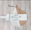 Custom Logo - White Charcuterie Board