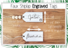 Engraved Shiplap Tags
