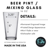 Monogrammed Glass