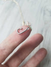 Tiny Fish Hook Necklace