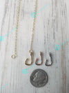 Tiny Fish Hook Necklace