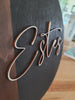 Two Toned Name Sign