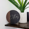 Two Toned Name Sign