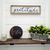 Two Toned Name Sign