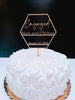 Personalized Engaged Cake Topper
