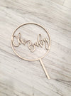 Oh Baby Cake Topper