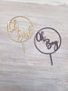 Oh Boy / Oh Girl Cake Topper