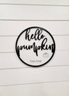 Hello Pumpkin Sign