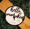 Hello Pumpkin Sign
