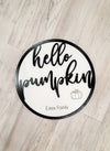 Hello Pumpkin Sign