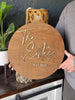 Round Wedding Guest Signature Sign