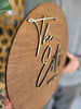 Round Wedding Guest Signature Sign