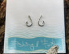 Silver Fish Hook Earrings