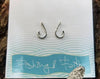 Gold Fish Hook Earrings