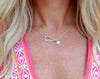 Sterling Silver Fish Hook Necklace