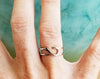 14kt Gold Adjustable Hook Ring